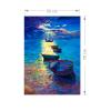 Manyetix Gece Deniz Manzarası Posteri 3