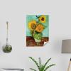 Manyetix Van Gogh Ayçiçekleri Posteri 1