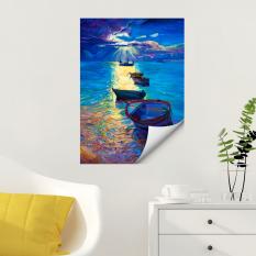 Manyetix Gece Deniz Manzarası Posteri