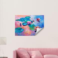 Manyetix Pembe Nilüfer Çiçeği Posteri