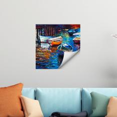 Manyetix Yağlı Boya Tekneler Posteri